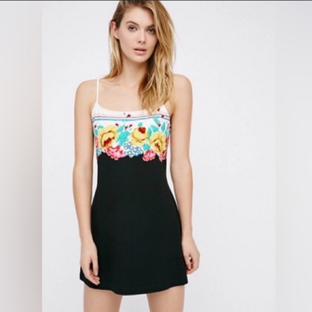 NWT Free People Intimates - On the Border Floral Slip